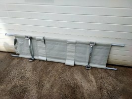 Aluminium brancard inklapbaar ligbed 190x55cm (4)